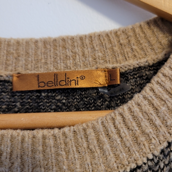 BELLDINI Plaid Knit Sweater (Large) - Picture 4 of 4